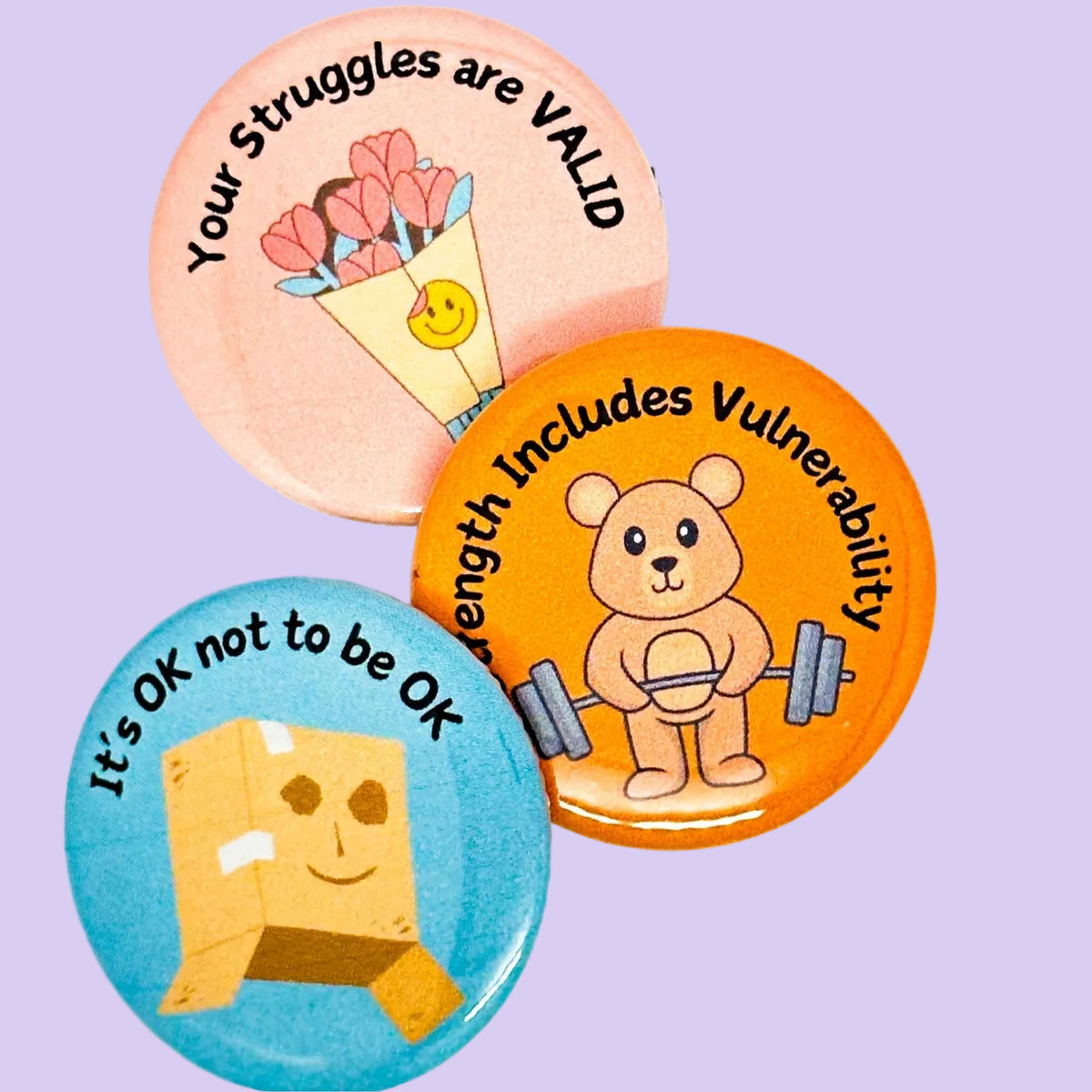 Three pack, Affirmations
